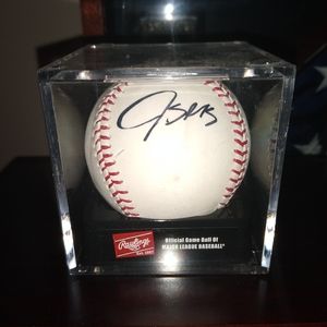 James Shields Autographed Baseball